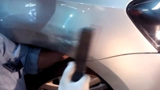 volkswagen polo. Рихтовка крыла. Avtobrat.by смотреть онлайн