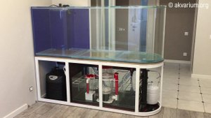 Морской аквариум под ключ на заказ 1000 литров