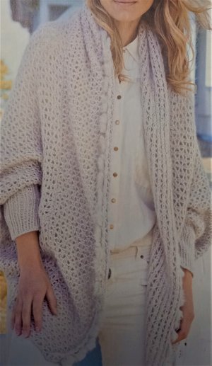 КАК ВЯЗАТЬ КАРДИГАН OVERSIZE