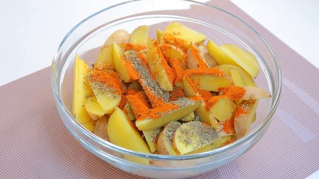 Картошка по-деревенски! Хрустящая снаружи и мягкая внутри! Рецепт #48