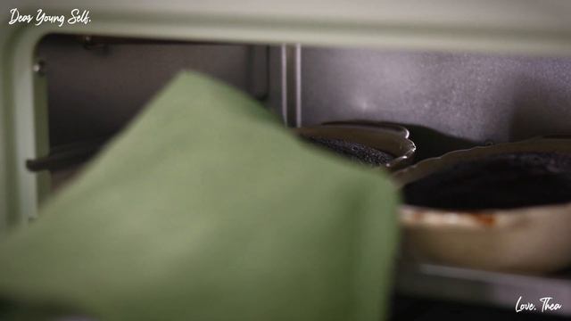 【RECIPE】MOIST Chocolate Caramel Custard Cake / Chef RV / Oven Toaster / Silent Baking Vlog