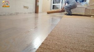 Пробковая подложка ✅ на старый ламинат. Как выглядит. DIY & DACHA Серия 250