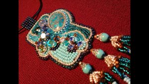 Бисероплетение. Урок 12. Изготовление кулона.