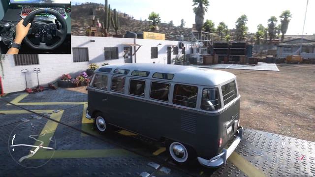 Abandoned Volkswagen Type 2 De Luxe | Forza Horizon 5 | Logitech G923 + Shifter Gameplay