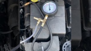 Измерение топливного давления Пежо 207