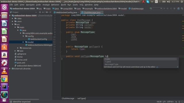 Spring-websocket-build a chat application(part 3) смотреть онлайн