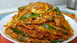 Хе по-корейски, цыганка готовит. Маринованная рыба.Gipsy cuisine.