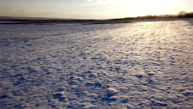 Первый "серъезный" снег. Озимый ячмень и глубокое рыхление.