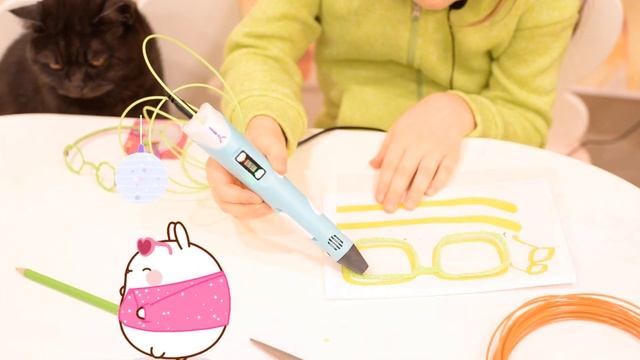 Делаем очки как Влад А4 3d ручкой ! смотреть онлайн