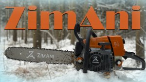 Чуть не убило! Все по настоящему! Валим лес бензопилами ZimAni с лесорубами!
