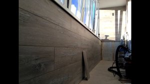 Крутой ламинат по стенам и полу. Делаем кабинет на балконе. Теплый пол. Шкаф на лоджии.