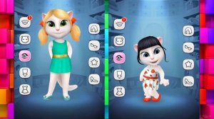 Моя говорящая Анджела Две сестрички #12 Анжела и Мила Показ мод Мультик про котиков для детей