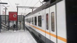 Электропоезд ЭП2Д-0129 ЦППК платформа Трикотажная