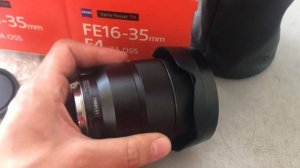 Объектив Sony FE16-35mm F4 za oss