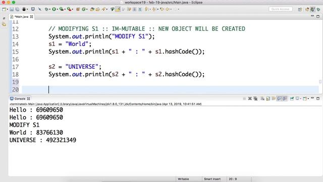 Day-4 Fundamental of String, String Pool, Im-Mutable concept in Java. смотреть онлайн