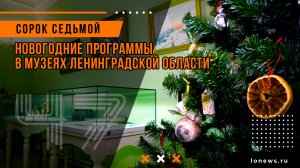 Новогодние программы в музеях Ленинградской области
