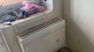 Красивое подключение радиатора с выходом из стены. Нижнее подключение радиатора