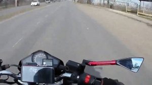 Тест на ходу. Карбюратор PWK 28 переделка. На китайском мотоцикле 200сс, 4-х тактник,164fml.