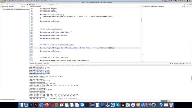 030 Java Dersleri : Java ArrayList Sinifi ve metodlari. смотреть онлайн