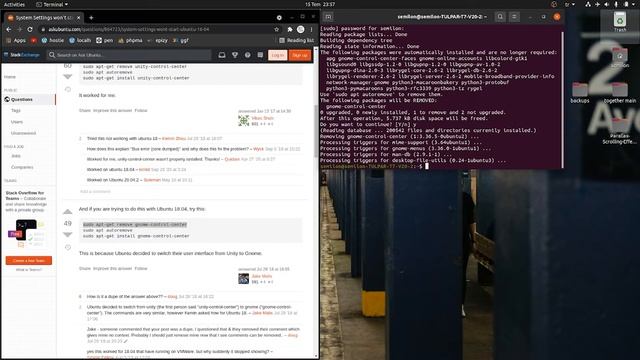 Ubuntu settings not opening [SOLVED] смотреть онлайн