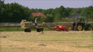 John Deere 3040 Baling Hay  Part 1