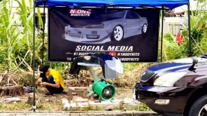 nissan 180sx rocket bunny front bumper repair.