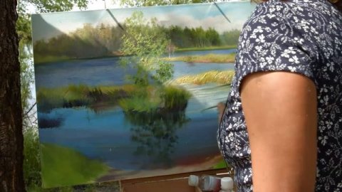 Пленэр на Медном озере