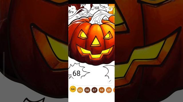 Главные атрибуты праздника Halloween #coloring  #halloween