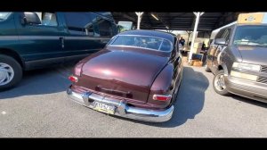 1949 Mercury Lead Sled at the 2022 Early Ford V8 Club Leesport Swap Meet