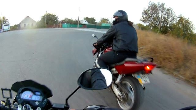 Весёлая покатушка за город с друзьями на МОТО / Viper,Honda,Zongshen / МотоОсень смотреть онлайн