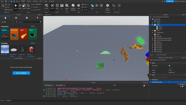 ПЕРЕДАЧА ДАННЫХ между СКРИПТАМИ / Уроки по Roblox Studio от Mixmaxed