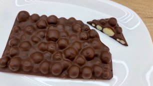Всего 2 ингредиента! Популярный рецепт шоколадных пузырей! Очень просто! Домашний шоколад Milka!.mp4
