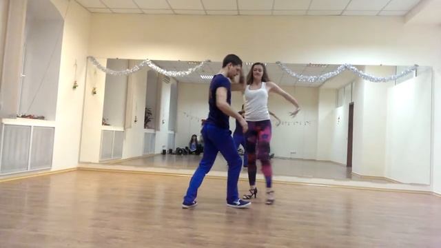 02.02.2015 Bachata Sensual class HDF studio смотреть онлайн