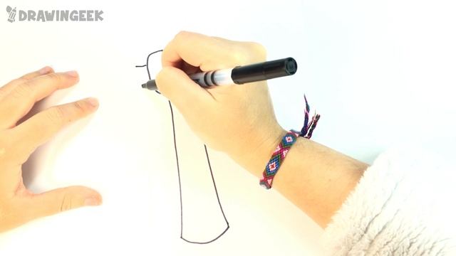 How to draw a Hammer | Hammer Easy Draw Tutorial смотреть онлайн