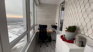 Как оборудовать рабочий кабинет на Балконе . На Балконе +24 в морозы -20 #спб#теплыебалконы