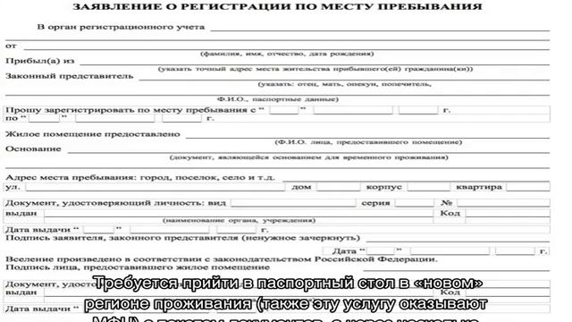 Как сделать временную регистрацию