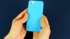 Тонкий чехол-накладка для iPhone 5/5S из Soft-touch