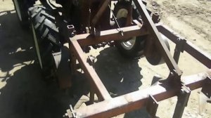 Самодельный минитрактор 4x4 с переломной рамой.