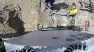 Сухое алмазное сверление коронкой 52 мм, часть 1 | Дрели Milwaukee, KEN, Diam