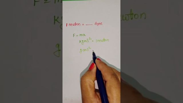 1 Newton is equal to how many dyne (conversion of Newton to dyne)