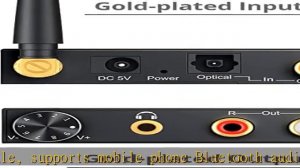 PROZOR 192kHz Digital to Analog Audio Converter with 5.0 Bluetooth Receiver,Optical to RCA Converte