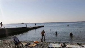 Архипо-Осиповка 23 сентября 2023 года ? утро на Санаторском пляже ?️ Видео от подписчиков