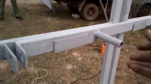 Распашные ворота, эконом вариант, своими руками,