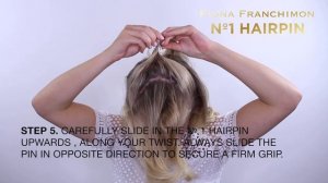 How to do a Half Way updo | Hair tutorial No. 1 Hairpin | Fiona Franchimon