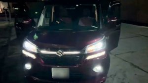 Вечерняя зарисовка Suzuki Solio Bandit после мойки