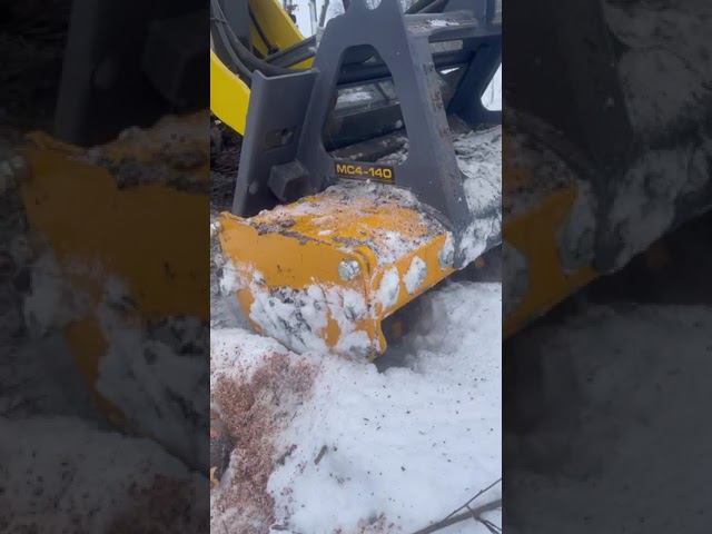 Гидравлический ротоватор Mericrusher #ротоватор #мульчер #расчисткаучастка