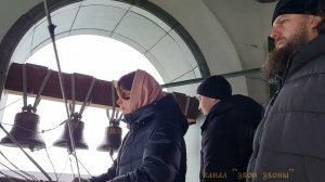 Анна Слепцова, колокольной звон в Главном храме вооруженных сил России 23.02.2022