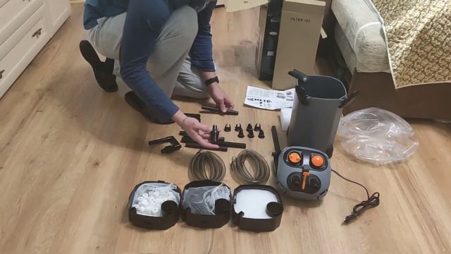 Распаковка внешнего фильтра Barbus 103 смотреть онлайн