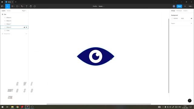 How to create an eye icon using Figma!