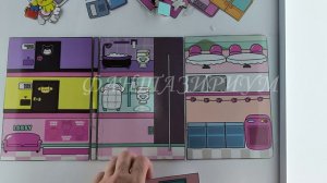 сборка книги домика отель sanrio kuromi